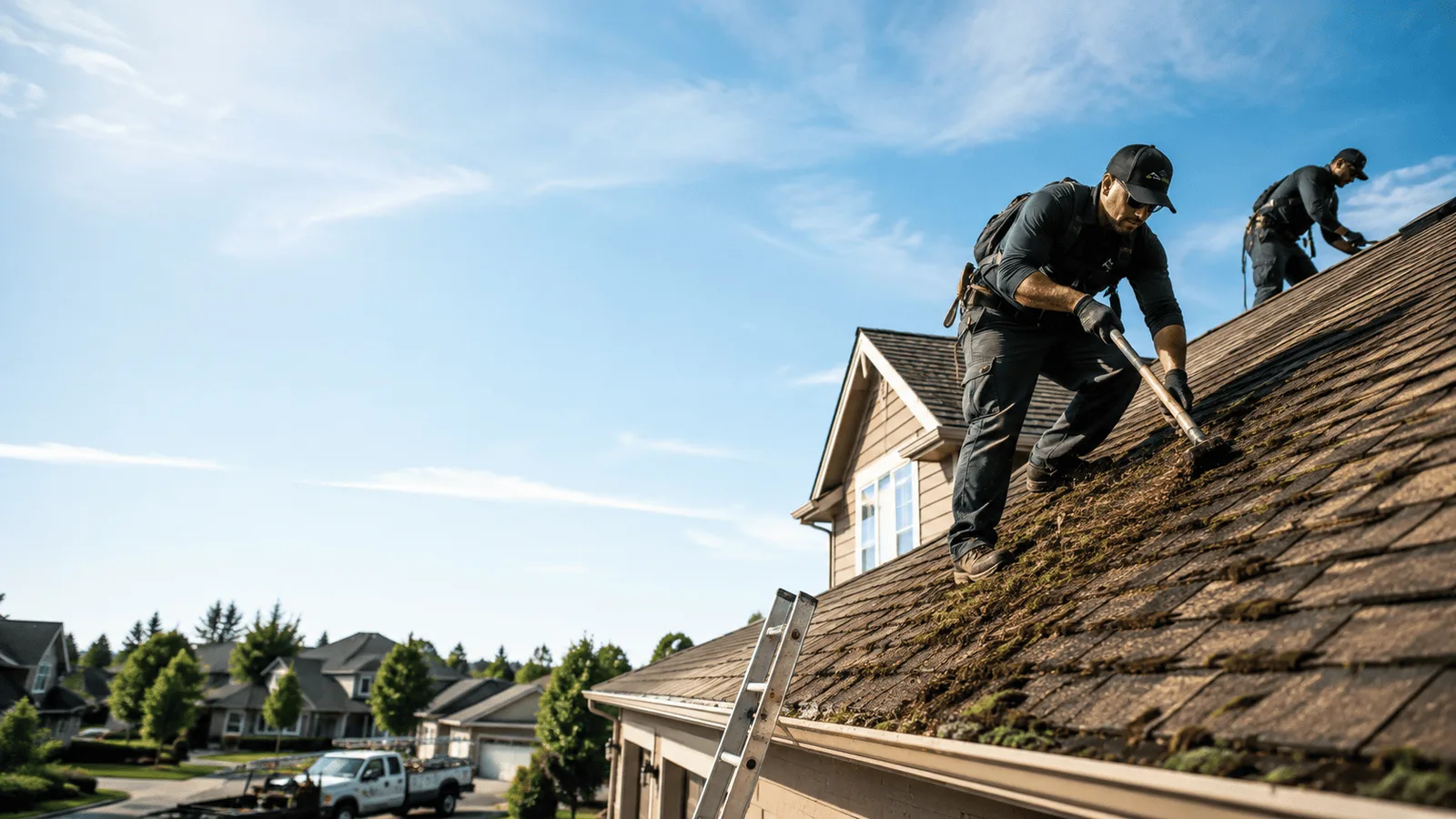 Roof Moss Removal in Belleville, IL near me